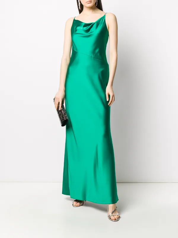 ralph lauren satin dress