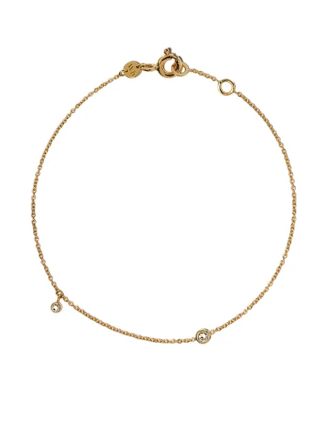 We by WHITEbIRD 18kt yellow gold diamond chain bracelet