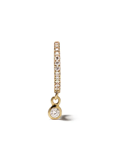 We by WHITEbIRD 18kt yellow gold Ada diamond single earring