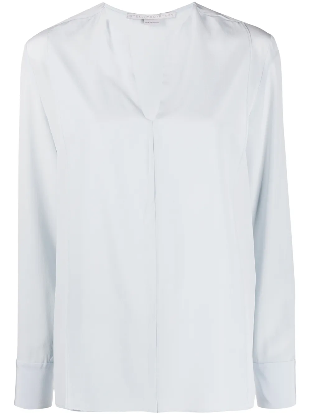 Stella McCartney Top mit V-Ausschnitt - Blau