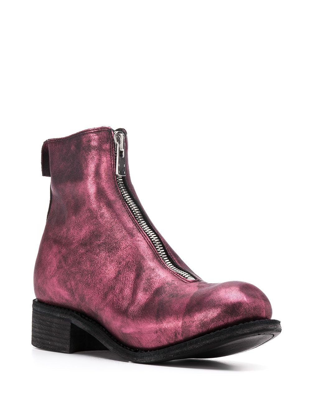 Image 2 of Guidi metallic ankle boots