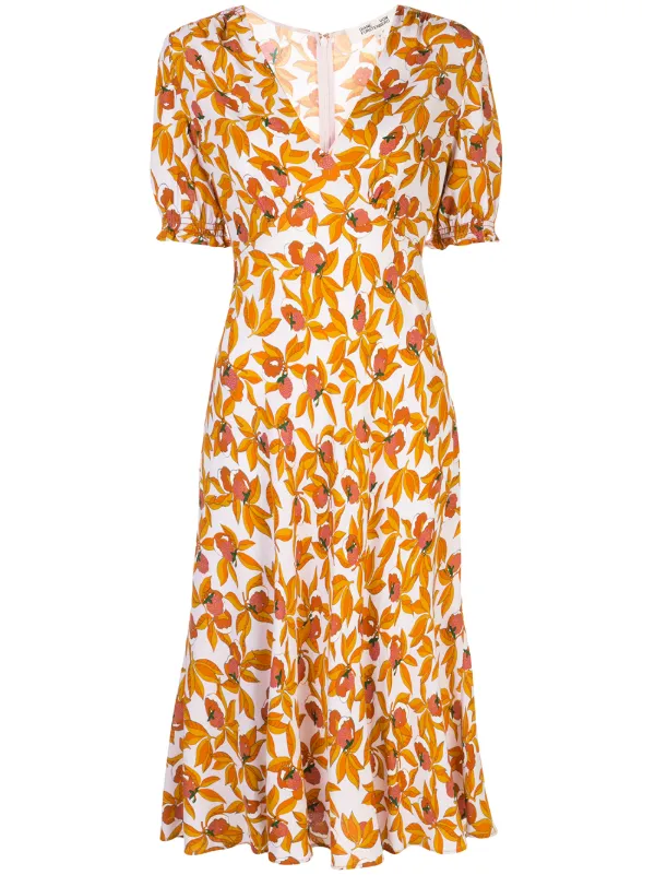 dvf floral dress