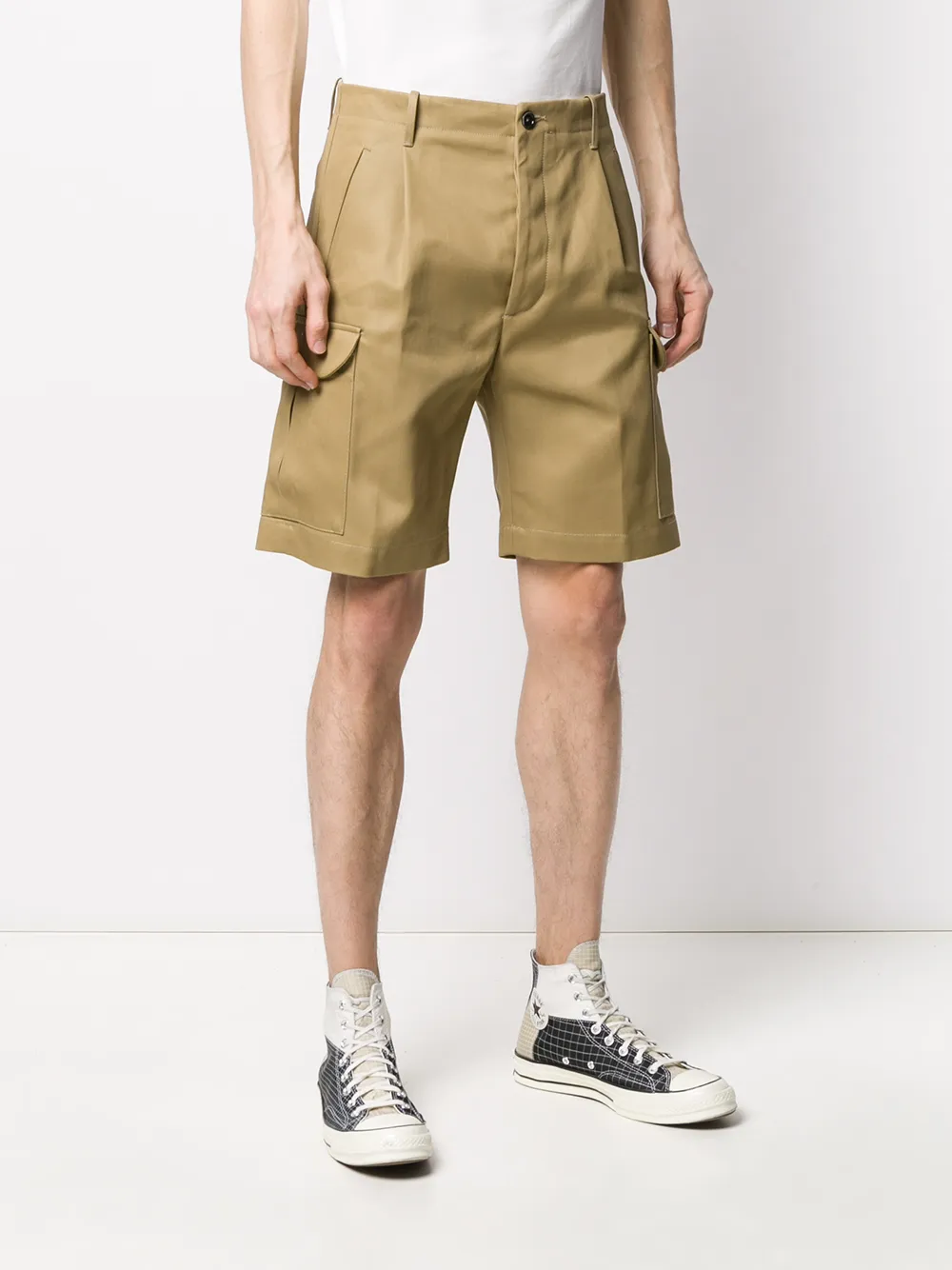 фото Nine in the morning pleated cargo shorts