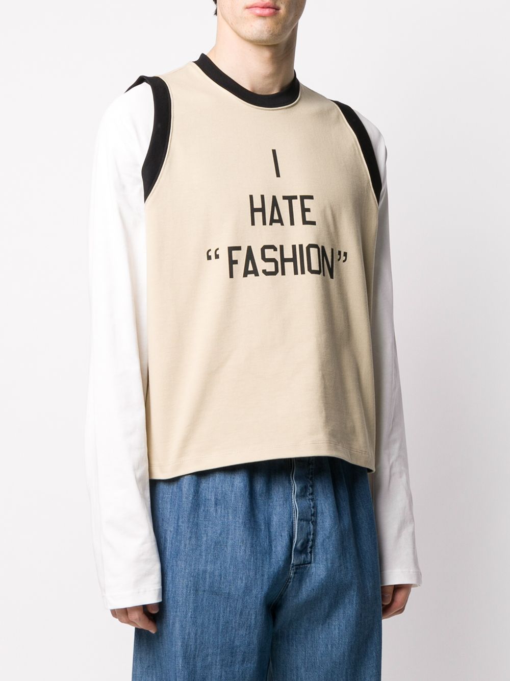 фото Sunnei 'i hate fashion' tank top