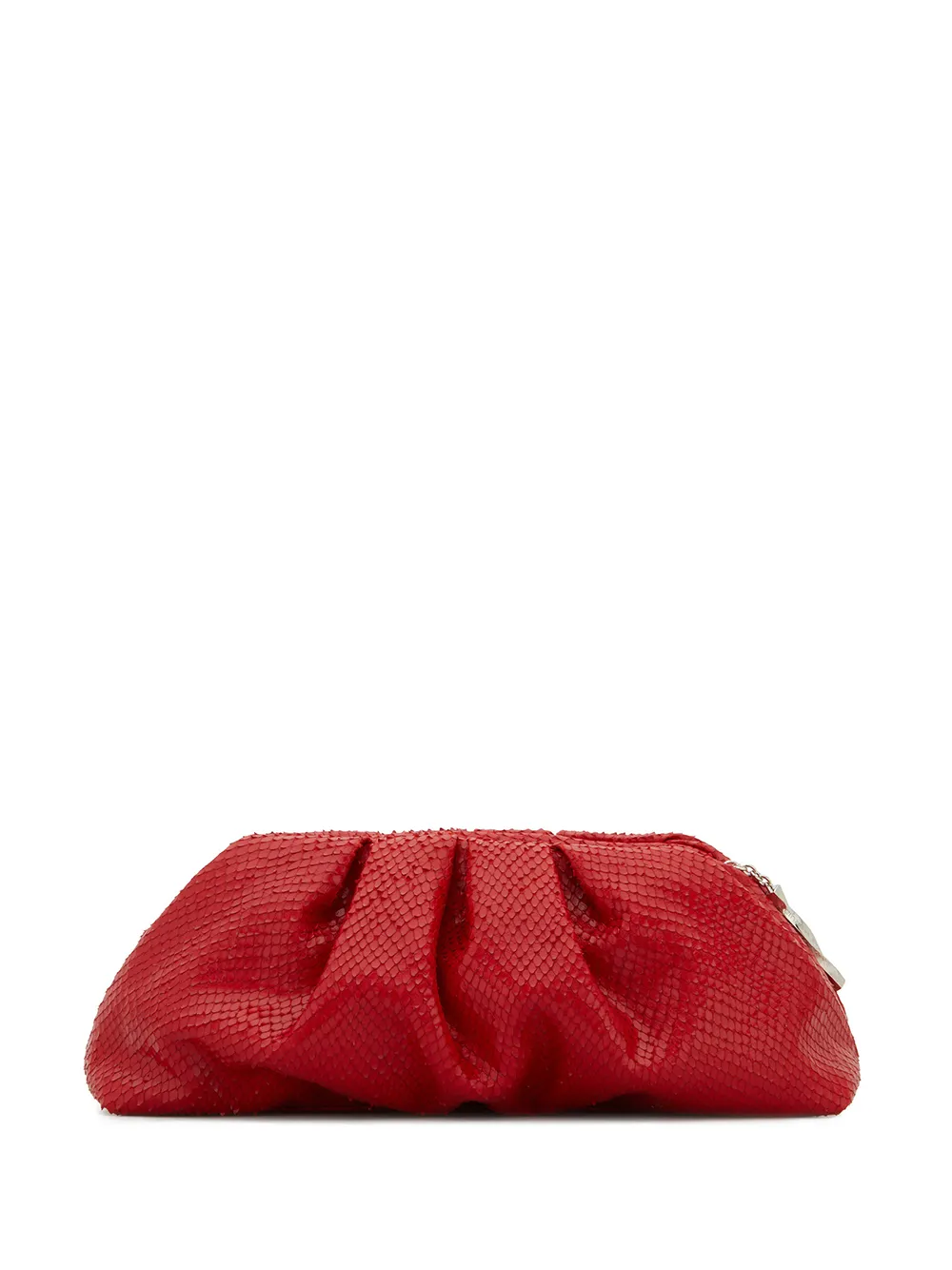 Giuseppe Zanotti Tomato clutch met reliëf - Rood