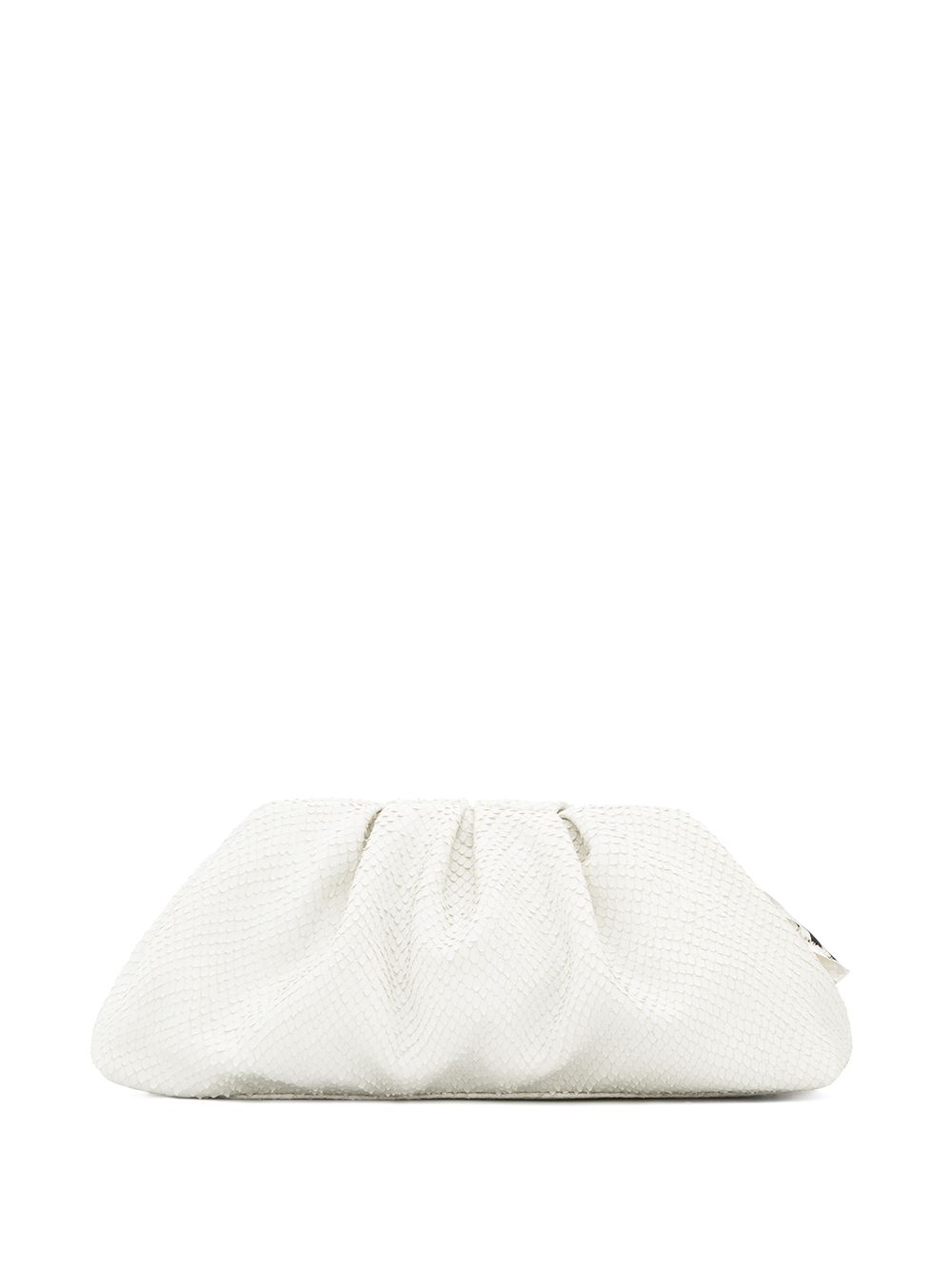 Giuseppe Zanotti Tomato clutch met reliëf - Wit