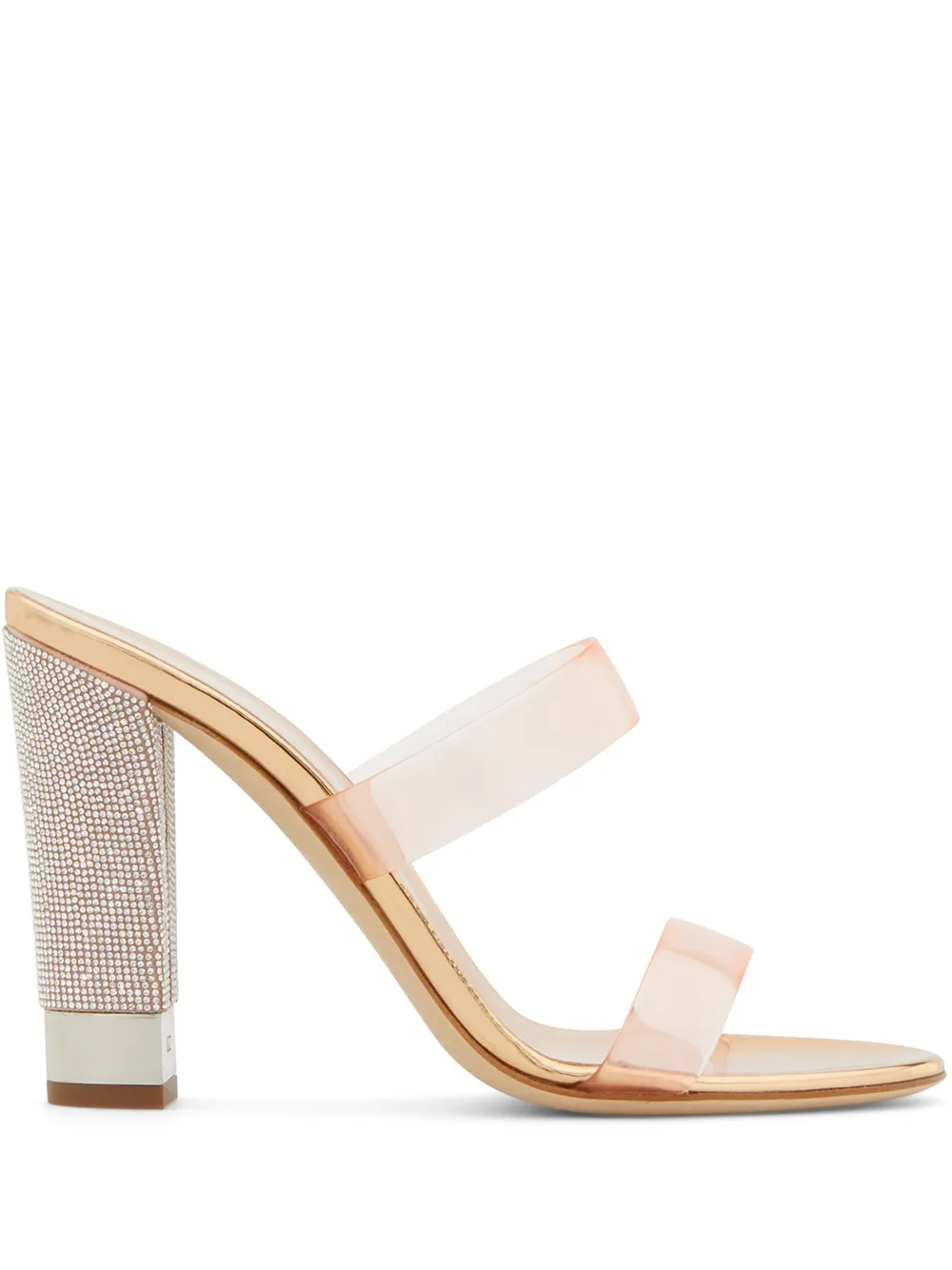 GIUSEPPE ZANOTTI AURELIA EMBELLISHED-HEEL SANDALS