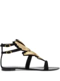 Giuseppe Zanotti 2.0 Cruel flat sandals - Black
