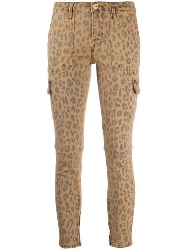 frame leopard jeans