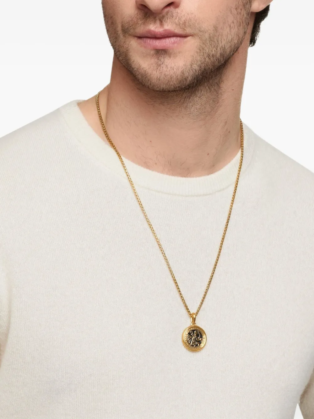David Yurman pendentif St. Christopher en or 18ct (34,5 mm) | Image 2
