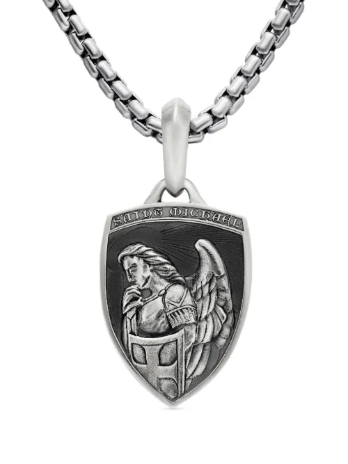 Pendentif St. Michael en sterling (26 mm) - David Yurman - Modalova