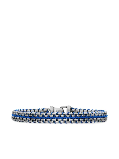 David Yurman pulsera Woven Box Chain en plata de ley de 10mm
