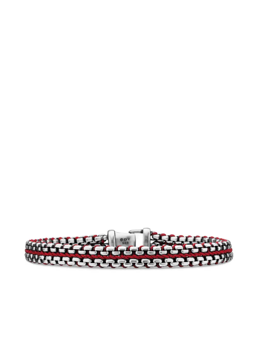 David Yurman sterling silver Woven Box Chain bracelet (10mm) | Silver | Image 1