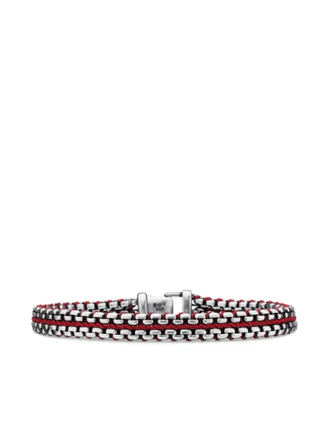 David Yurman sterling silver Woven Box Chain bracelet (10mm)