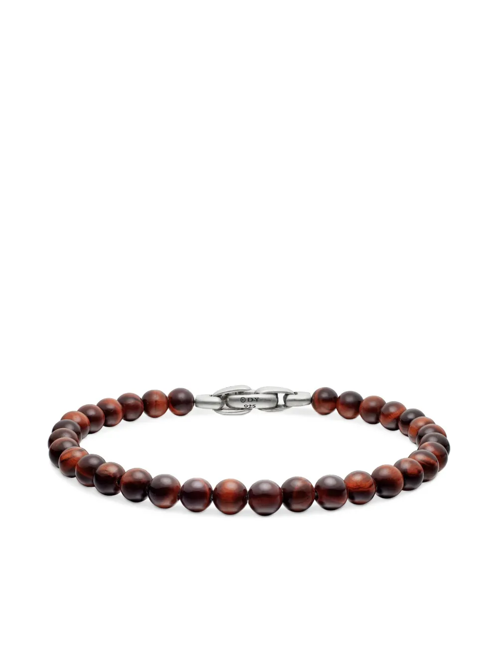 David Yurman sterling silver Spiritual Beads bracelet (6mm) | Red | Image 1