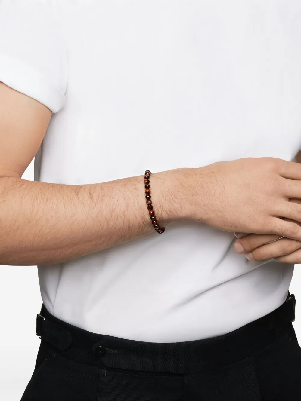 David Yurman sterling silver Spiritual Beads bracelet (6mm) | Image 2