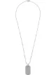 Image 1 of Off-White engraved logo plaque necklace