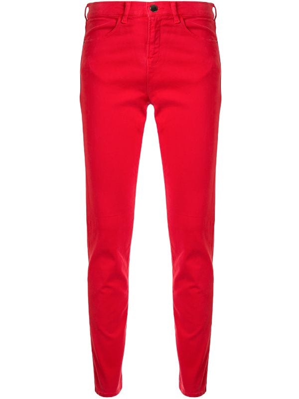 low rise skinny trousers