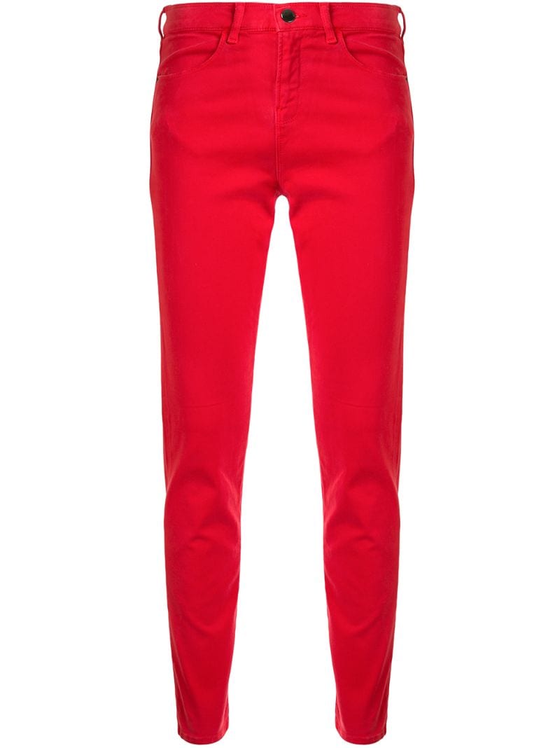 EMPORIO ARMANI LOW RISE SKINNY TROUSERS