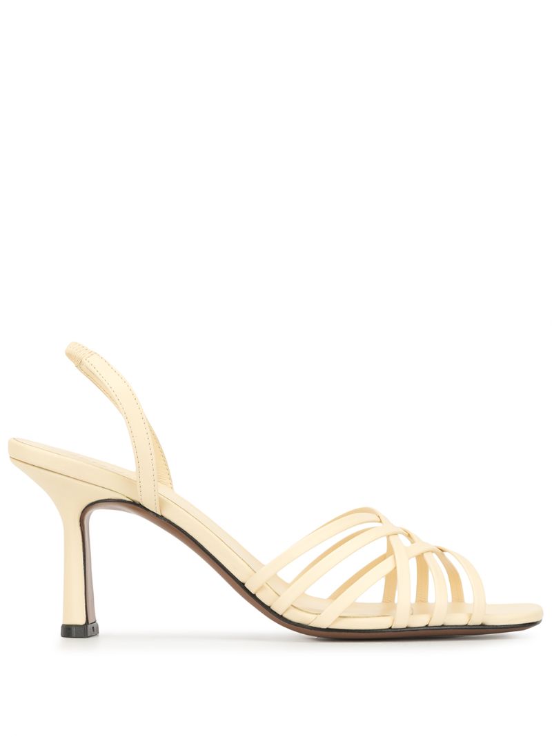 Shop Neous Slingback Sandals In Yellow