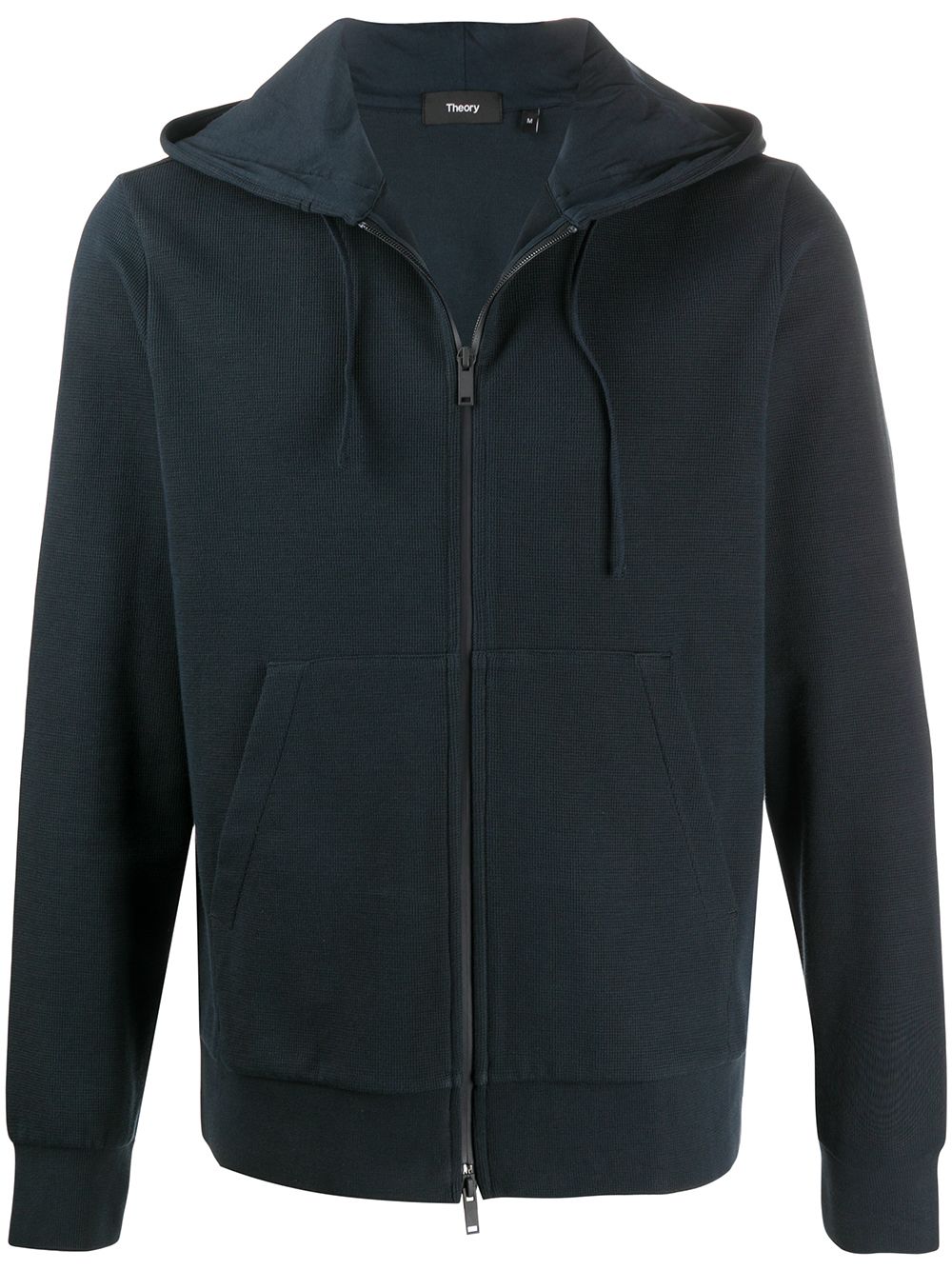 Shop Theory Zip-up Hoodie In Blue