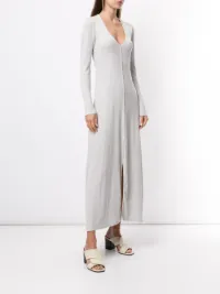 james perse ribbed cardigan dress