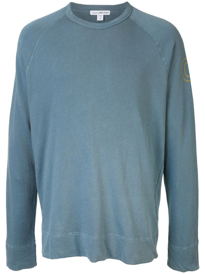 James Perse Sweatshirt Mit Bären-print In Blue