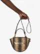 Wandler Hortensia python print mini tote bag