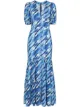 Image 1 of ROTATE Thora printed maxi dress