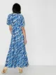 ROTATE Thora printed maxi dress