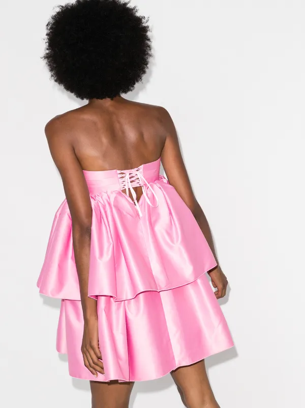 tiered cocktail dress