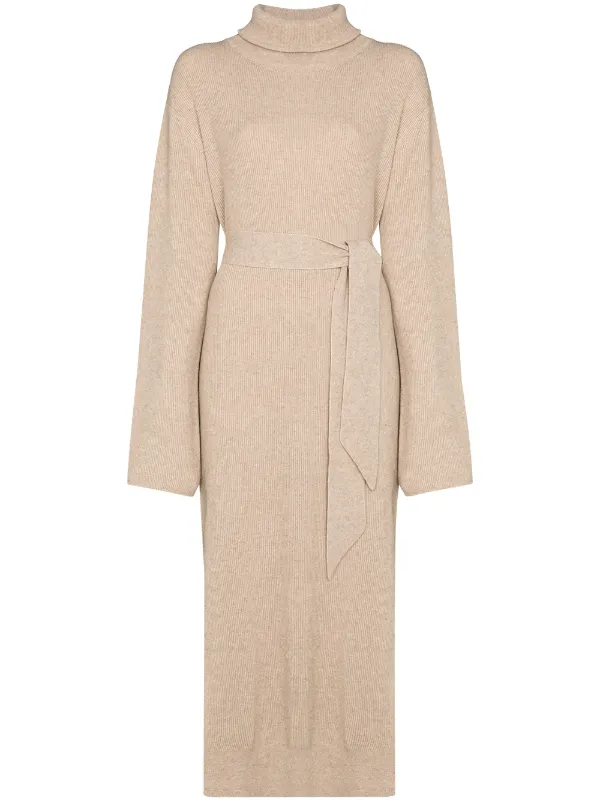 fine knit midi dress