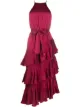 Image 1 of Zimmermann tiered silk midi dress