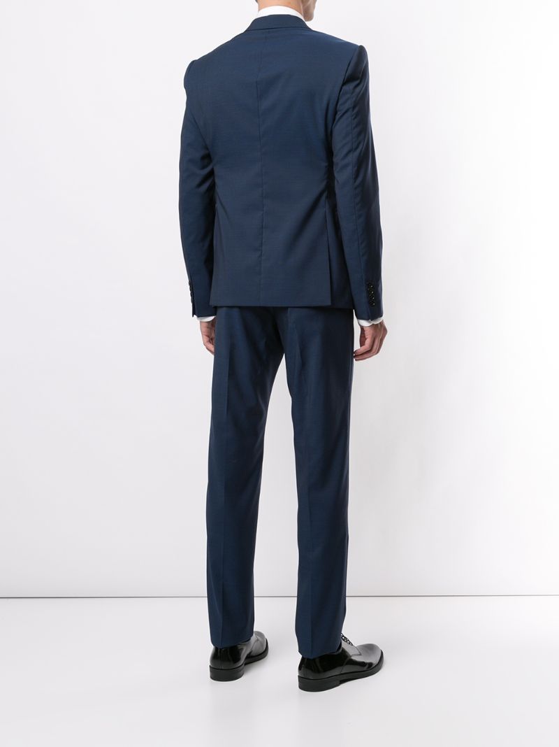 Shop Emporio Armani Two Piece Suit In Blue