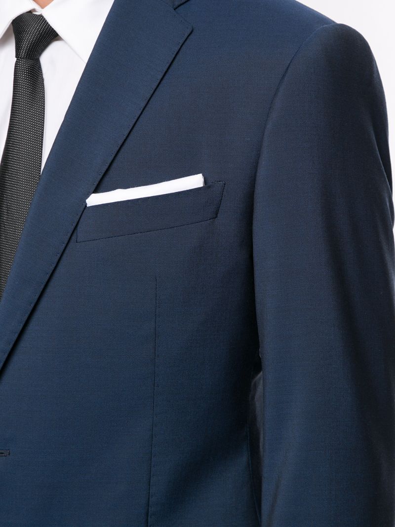 Shop Emporio Armani Two Piece Suit In Blue