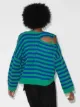 Charles Jeffrey Loverboy asymmetric striped jumper