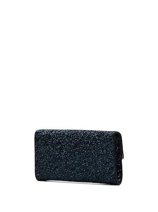 navy Emmie glitter clutch bag展示图