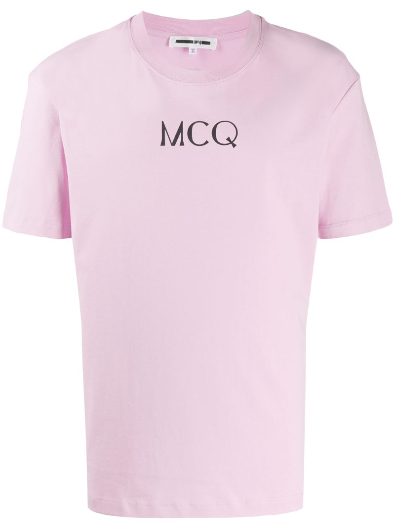 Mcq By Alexander Mcqueen Logo-print T-shirt In Pink