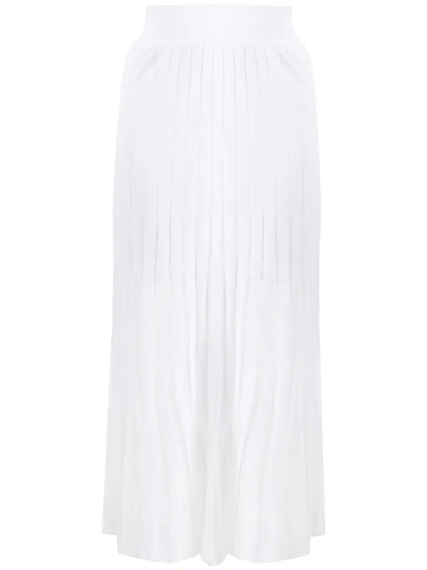 mid length knit skirt
