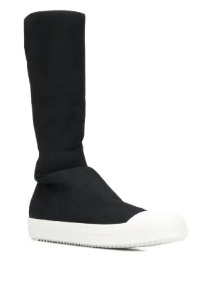 rick owens mid calf boots