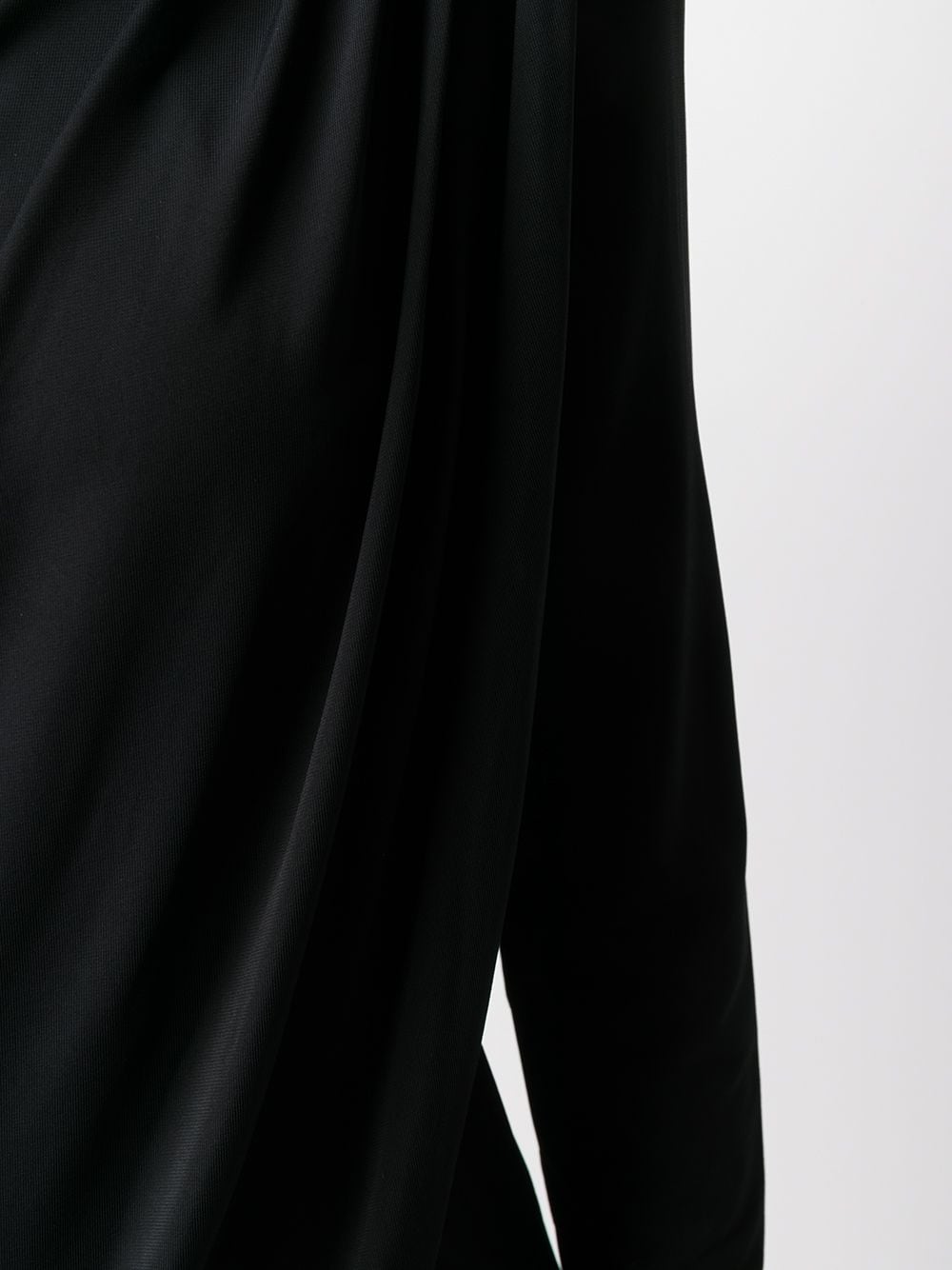 фото Moschino платье из джерси с драпировкой