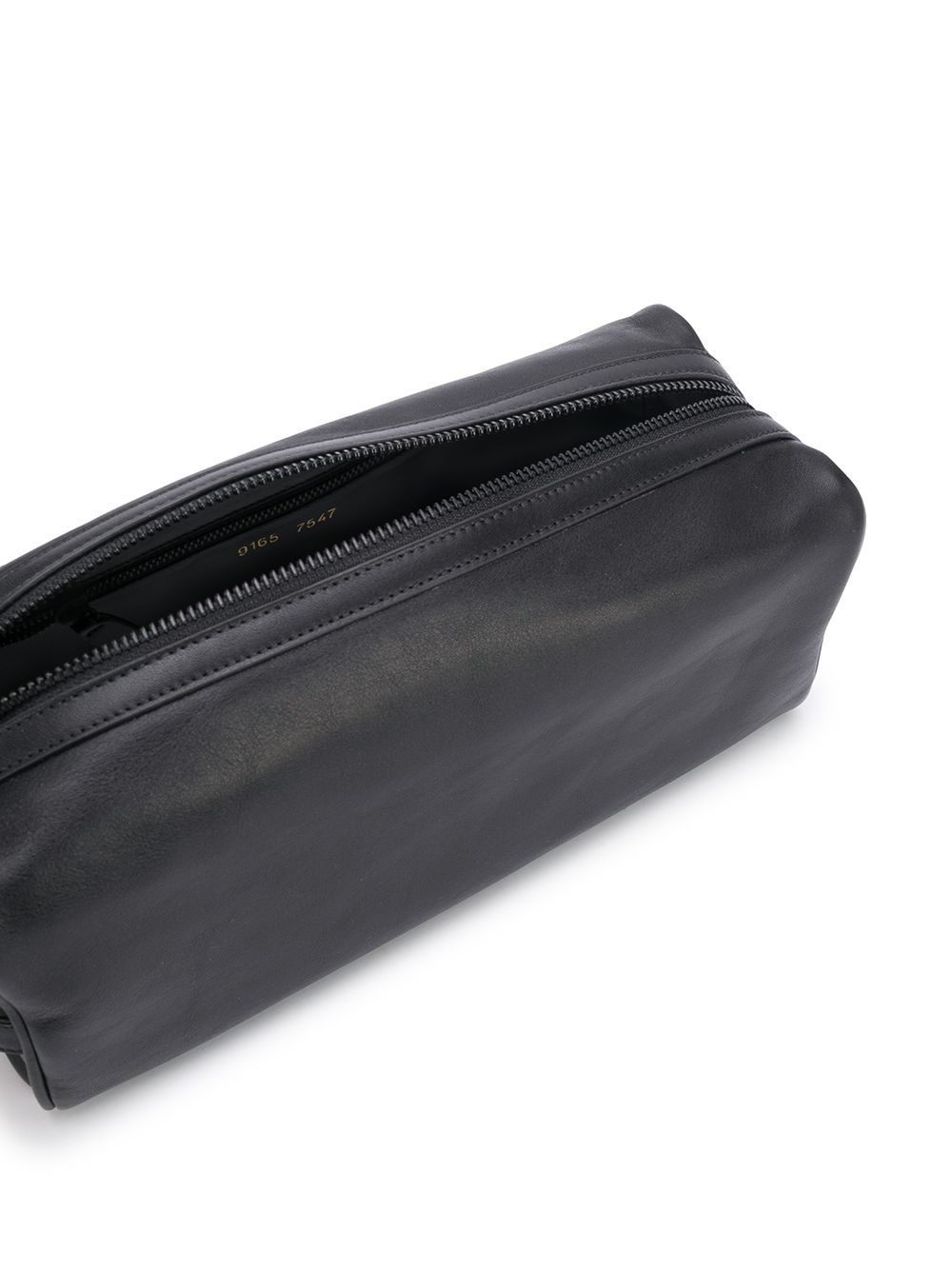 фото Common projects logo embossed wash bag