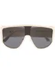 Image 1 of Linda Farrow x The Attico Iman aviator-frame sunglasses