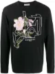 Image 1 of Givenchy jacquard peony embroidered jumper