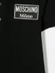 Moschino Kids قميص بولو بشارة شعار الماركة