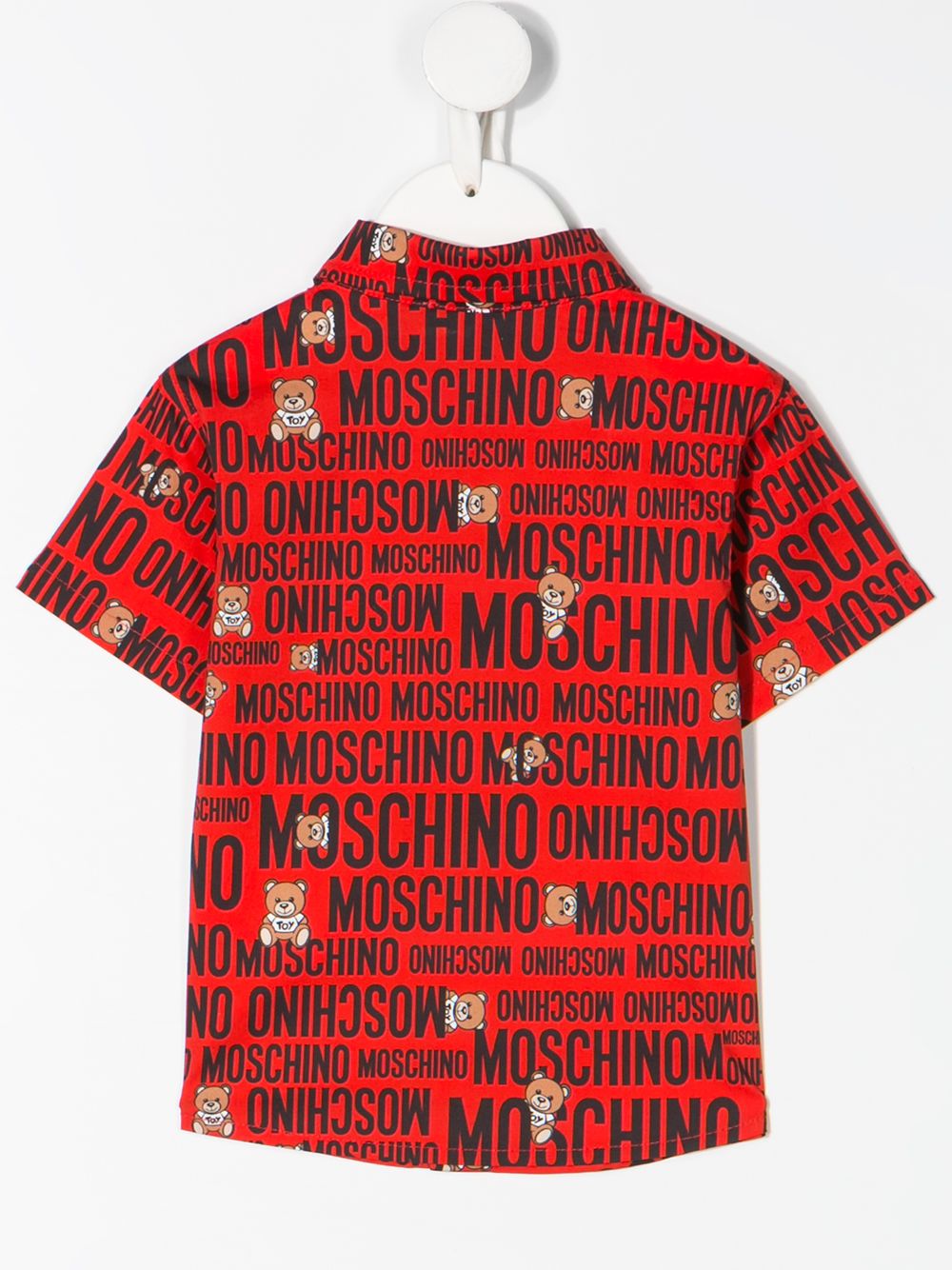 фото Moschino kids рубашка с логотипом