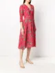 Saloni Eve floral print dress