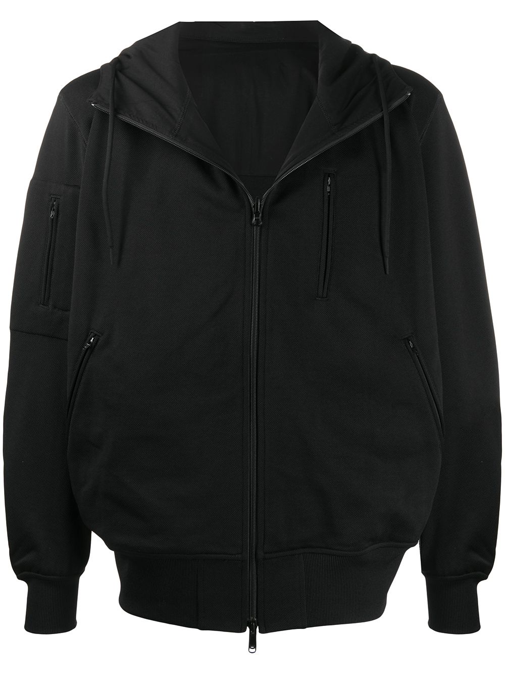 фото Y-3 oversized zip up hooded jacket