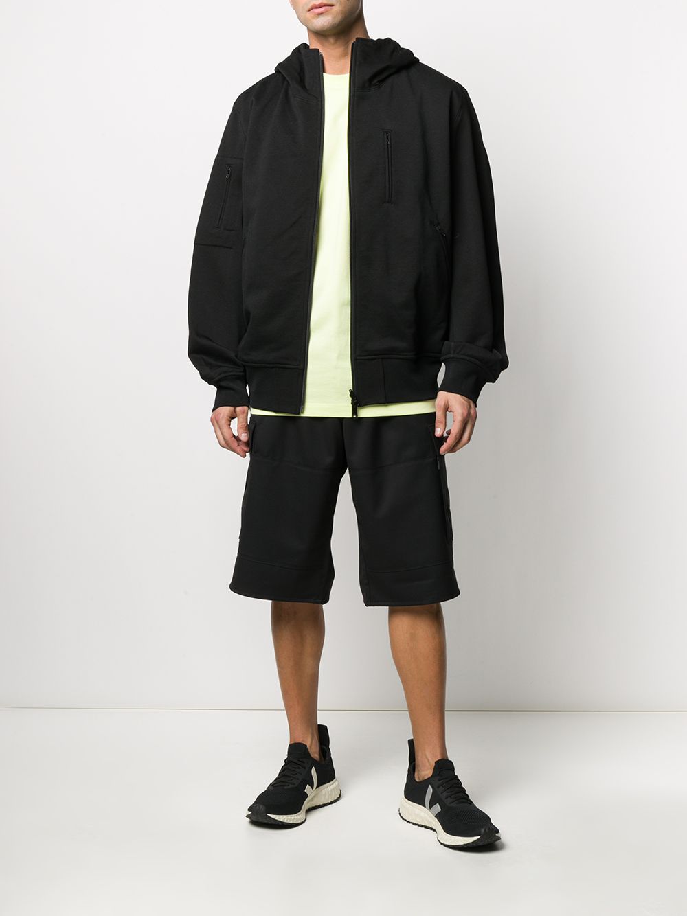 фото Y-3 oversized zip up hooded jacket