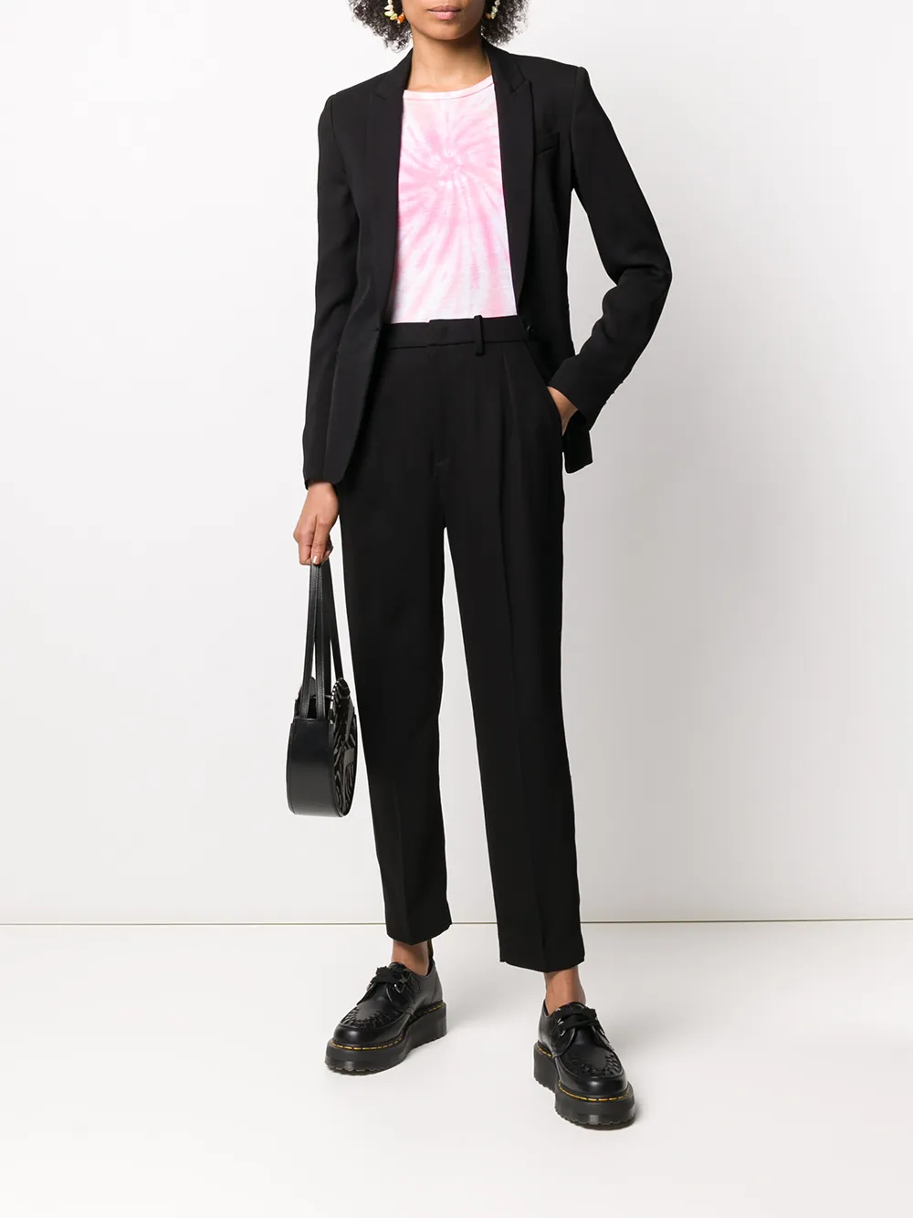  Dondup High-waisted Straight-leg Jeans - Black 